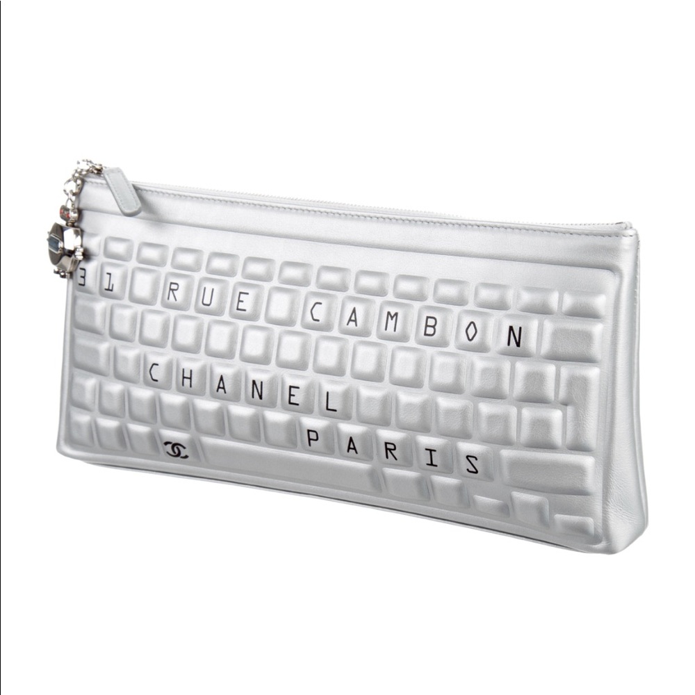 Chanel keyboard clutch
